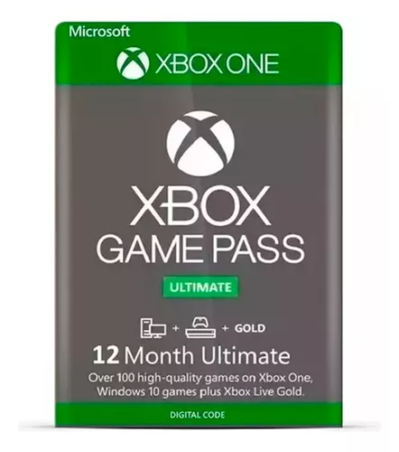 Game Pass Ultimate 12 Meses Gpu Xbox One Series X S Brasil