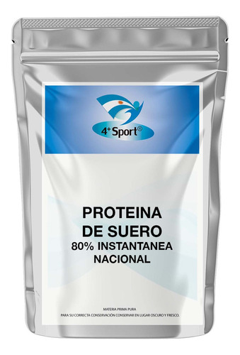 Proteina De Suero Instantanea 80% 500 Grs 4+ Sabor Característico