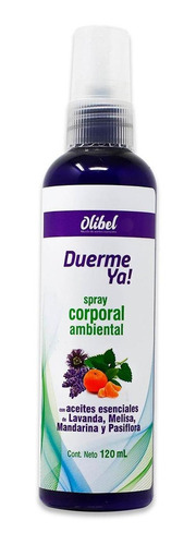 Olibel Duerme Ya, Atomizador 120 Ml, Belabel