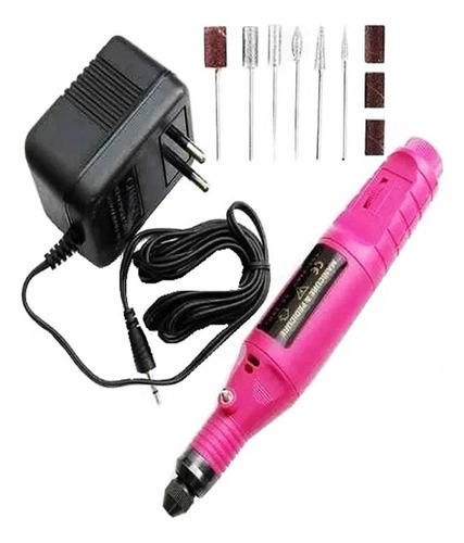 Lixa Elétrica Unha Manicure Acessórios Portatil Profissional