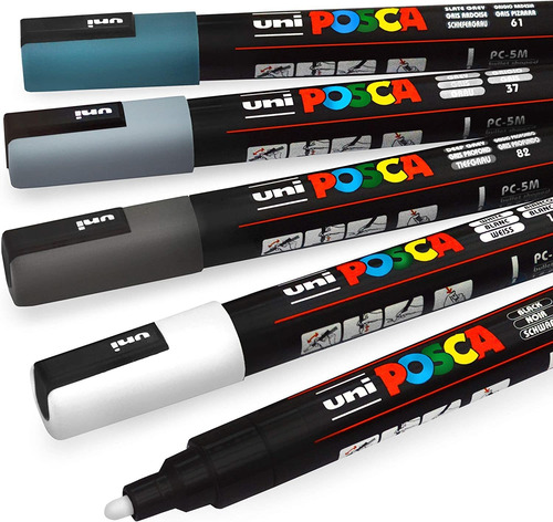 Uniball Posca Pc5m Paint Marker Art Pens  1.82.5mm  Ton...