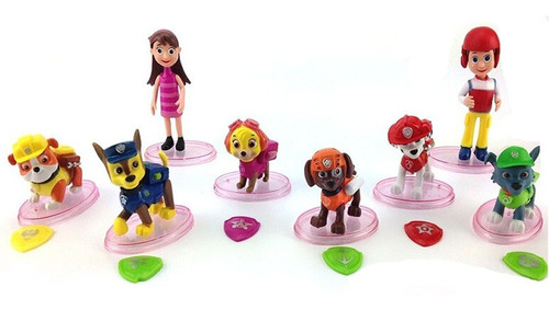 Paw Patrol Set De 8 Figuras Patrulla Canina