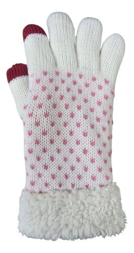 Guantes De Lana Touch Blancos