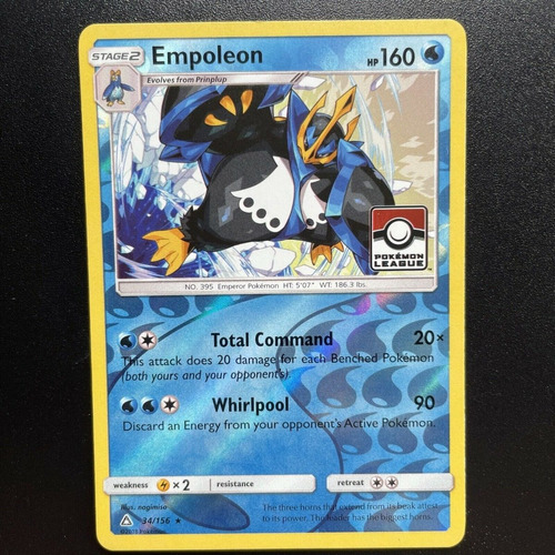 Pokemon Tcg Empoleon - 34/156 - League Promo