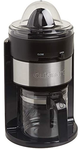 Exprimidor De Citricos Jugos Cuisinart Con Jarra De Vidrio Color Black/Silver