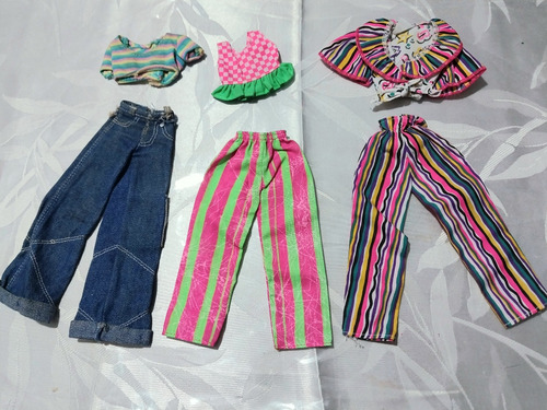 Ropa Para Barbies Conjuntos Vintage Style Del 90 Jardinero 