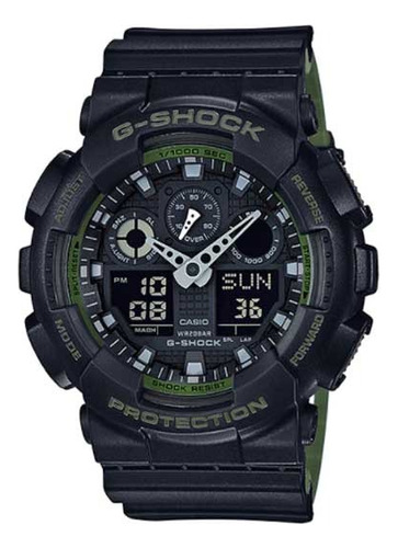 Reloj Casio G-shock Ga-100l-1a Ga100 Táctico Militar Envío I