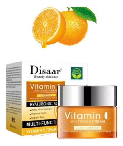 Crema Vitamina C Iluminadora Antiarrugas Multi-efecto