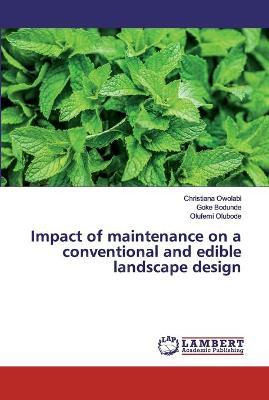 Libro Impact Of Maintenance On A Conventional And Edible ...