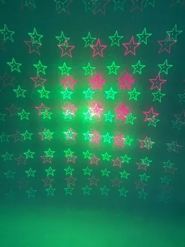 Proyector Laser Multipuntos Audiorítmico Fijo Tripie Navidad