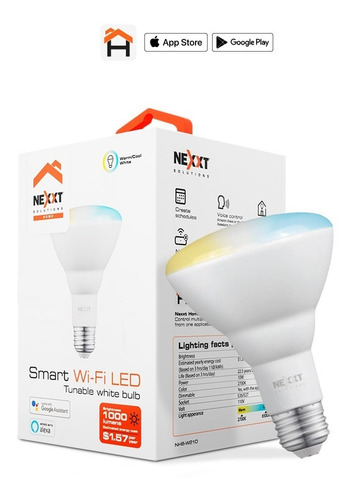 Bombillo Inteligente Nexxt Wifi 2pack Blanco Nhb-w210 *itech