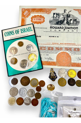 Orale Lote De Todo ( Billetes, Tokens, Monedas Collares Etc) (Usado)