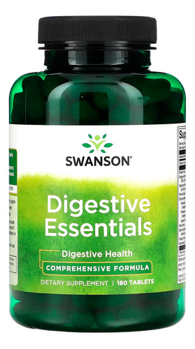 Enzimas digestivas premium 180 comprimidos de probiótico Swanson