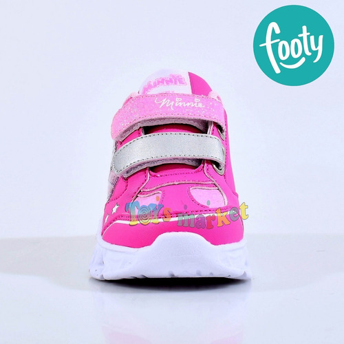 Imagen 5 de 8 de Zapatillas Con Luces Led Footy Disney Mickey Minnie Frozen