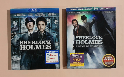 Sherlock Holmes + Sherlock Holmes 2  - Blu-ray Original