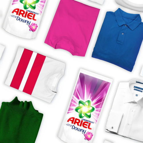 Imagen 4 de 7 de Recarga Detergente Líquido Concentrado Ariel Downy 1,2 L