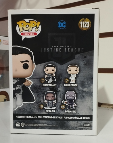 Funko Pop! Dc Zack Snyder`s Justice League - Superman #1123 (Usado)