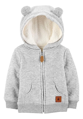 Joys Carter S Chaqueta Con Capucha Para Bebe Con Forro Gris