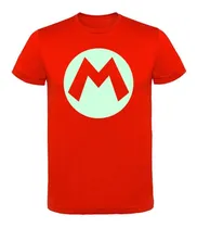 Comprar Remera Adulto Mario Bros Brilla En La Oscuridad 100%algodón 