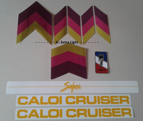 Em Silk - Adesivos Caloi Cruiser Safari Tk Tx Montana Light