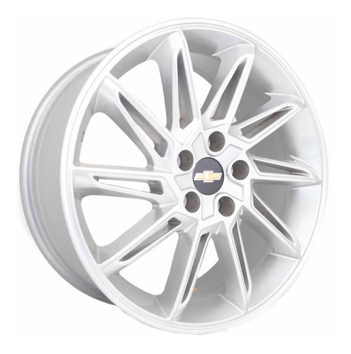 Rodas 17 5x105 Gm Krmai Tracker Pcd Cruze Focus Volvo Fusion Cor Prateado