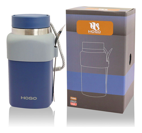 Termo Comida Y Liquido Hoso Multipropósito Acero Inox 750ml 