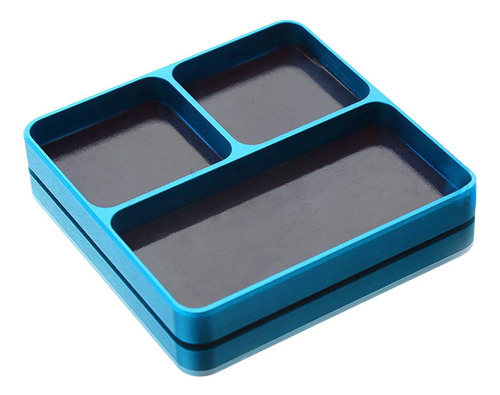 Bandeja De Herramientas Organizador De Piezas De Azul Claro