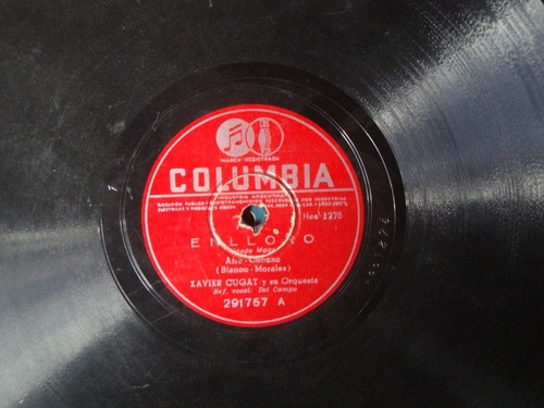 Pasta Xavier Cugat M Valdez Columbia Co 31110 Hco 1275 C2