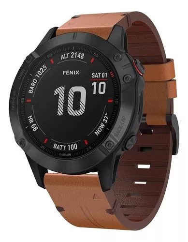 Para Garmin Fenix 6 22 mm Silicona Deportes Correa de reloj de dos