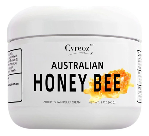 Crema Para El Dolor Bee Venoms Con Mieles Australianas Bee V