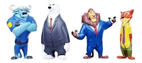 12pcs Zootopia Zootropolis Figura Modelo Juguete Regalo 8cm