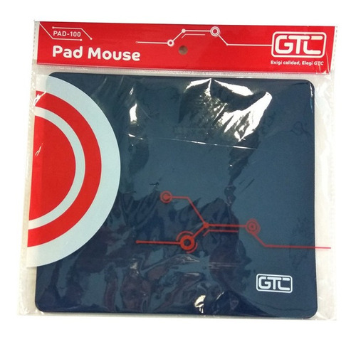 Imagen 2 de 2 de Pad Mouse Liso Antideslizante Gtc Rojo Neopreno Ergonómico