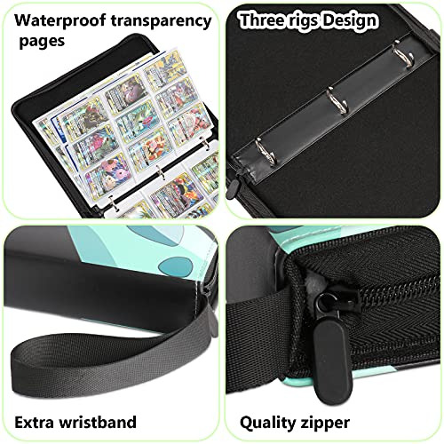 9-pockets Trading Card Binder With Sleeves,card Binder ...