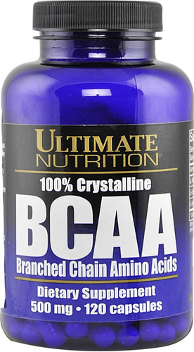 Ultimate Nutrition Masiva Bcaa 120 Cápsulas Cristalina