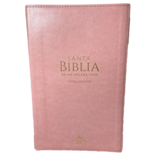 Biblia Letra Grande 12 Puntos Rvr 1960 Mujer Piel Rosa®