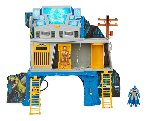 Batman 3-en-1 Batcave Playsate Con Una Exclusiva Figura De A