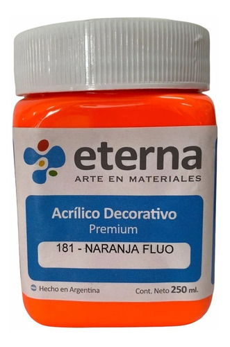 Acrilico Decorativo Eterna Fluo 250 Ml