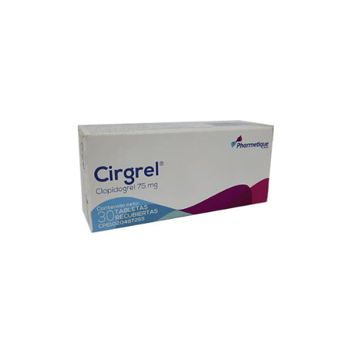 Cirgrel 75mg X 30 Tabletas Recubiertas