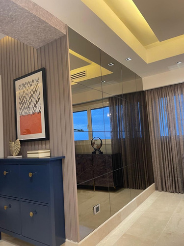 Apartamento Amueblado En Alquiler Av. Anacaona De 3 Habitaciones Piso Alto