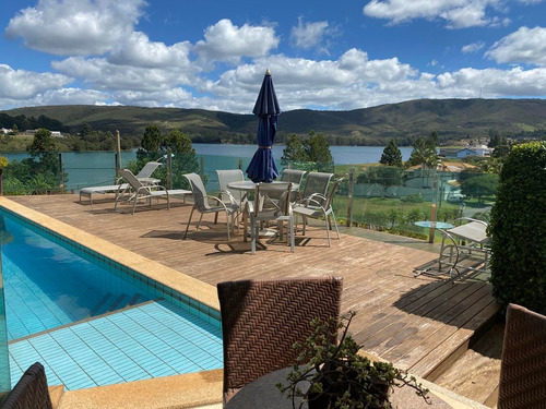 Casa De Alto Padrão, 4 Suítes, Piscina, Lazer Completo, Vista Maravilhosa, Para Locação Em Alphaville. - 833