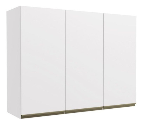 Armário Aéreo Cozinha Maxxi G766 3ptas 120cm Branco-kappesbe