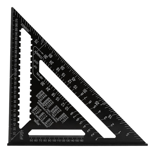 30,5 Cm Regla Cuadrada De Triángulo, Aleación De Aluminio
