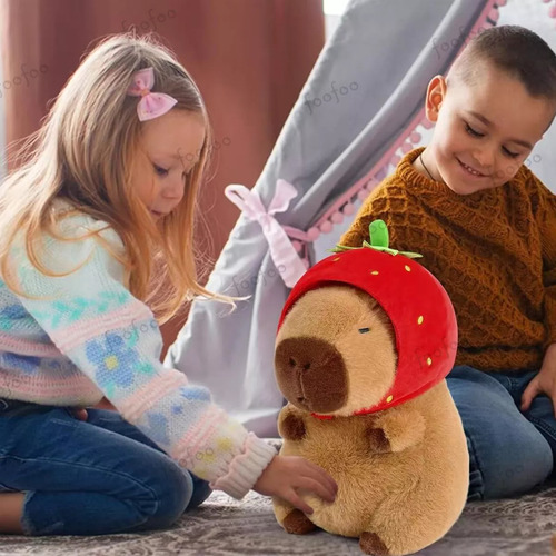 2pcs Peluche Capibara, Animales Capybara Niños Bebe Regalo Capybara Peluche Regalos Para Bebes Foofoo