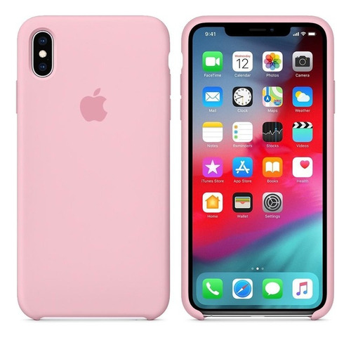 Funda Silicona - Color Rosa P/ iPhone XS