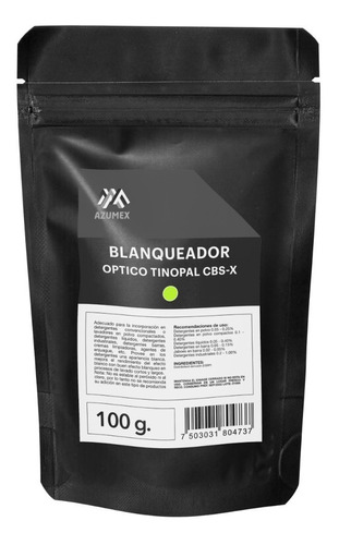 Blanqueador Optico Abrillantador Para Detergentes 100 Gr