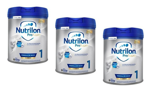 Nutrilon Profutura 1 Leche En Polvo 3 Latas X 800g