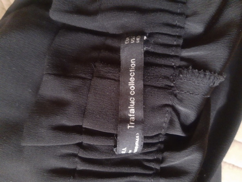 Pantalón Zara Negro Paper Bag Talle Xs Impecable