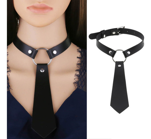 Mll (bk) Black Leather Gothic O-ring Screw