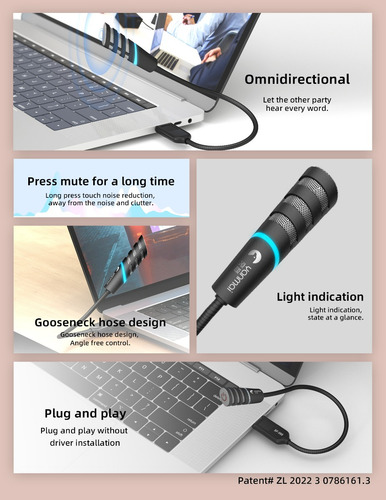 Micrófono De Profesional Mini Usb Yanmai Sf-560