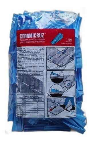 Cuña Dentada Ceramicruz Para Arco Nivelador Porcelanato